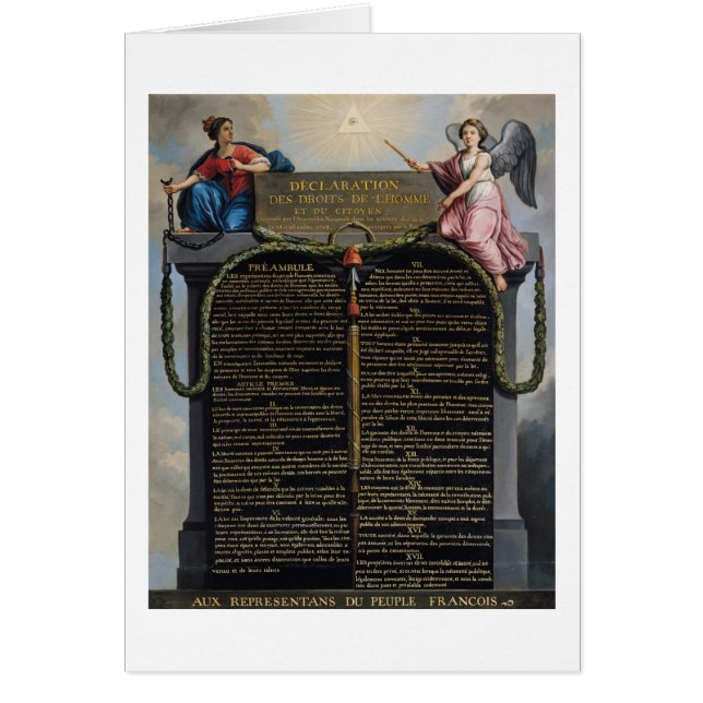 Declaration of the Rights of Man and Citizen (Front)