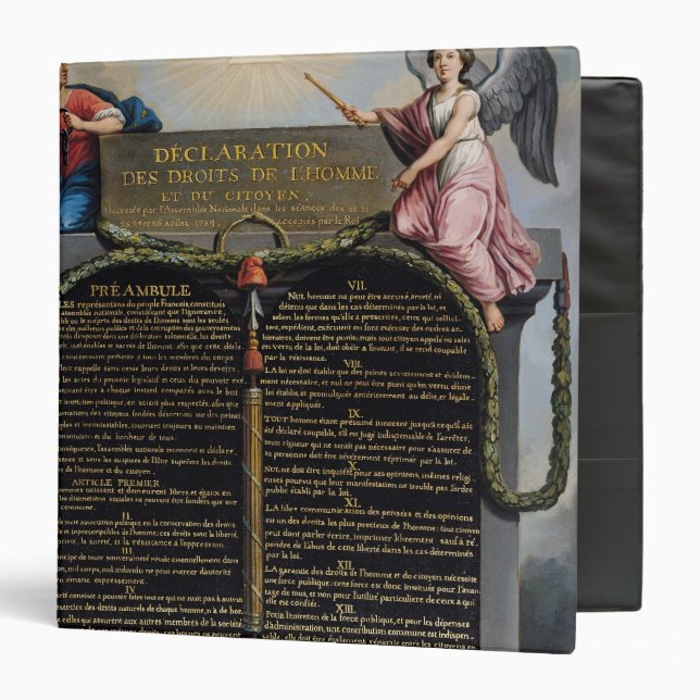 Declaration of the Rights of Man and Citizen Binder (Front/Inside)