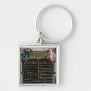 Declaration of the Rights of Man and Citizen Keychain