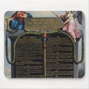 Declaration of the Rights of Man and Citizen Mouse Pad