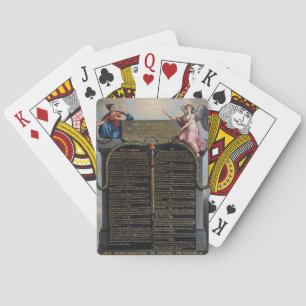 Declaration of the Rights of Man and Citizen Playing Cards
