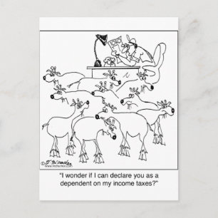 Declaring Goats as Dependents Postcard