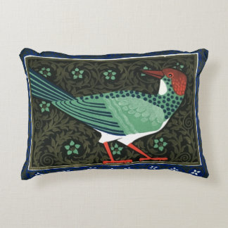 Deco a peint le coussin 16" d'oiseau X12 "