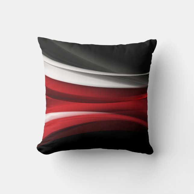 Deco Abstract3 Throw Pillow (Front)