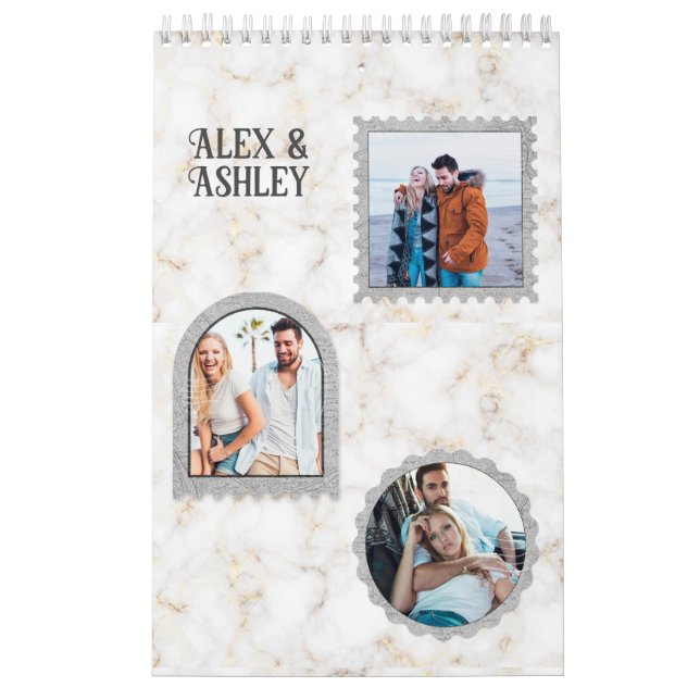 Deco Art Modern Customized Photo Name Calendar (Cover)
