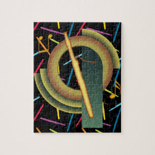Deco Bassoon Jigsaw Puzzle