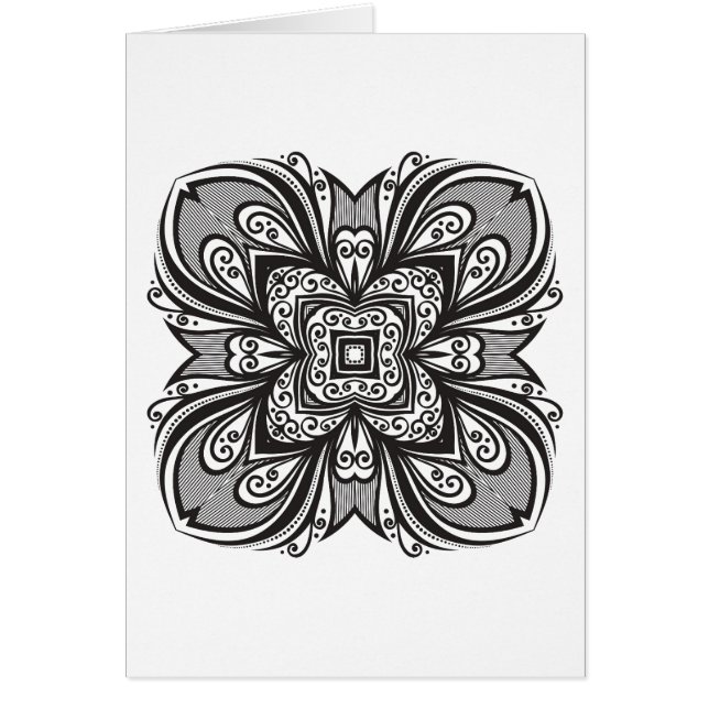 Deco Black Square Inspired (Front)