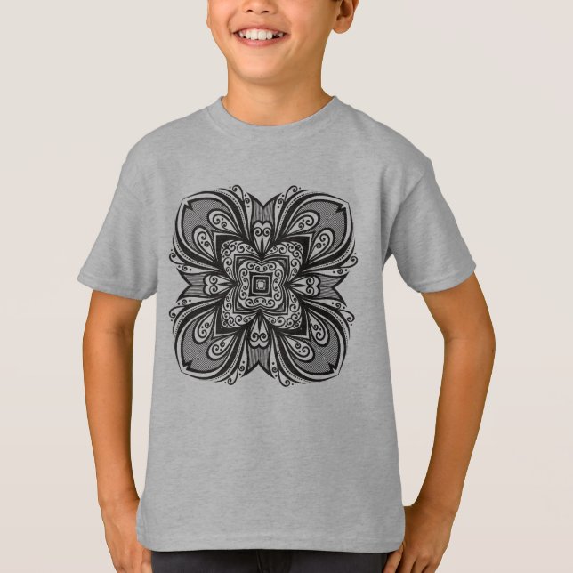 Deco Black Square Inspired T-Shirt (Front)