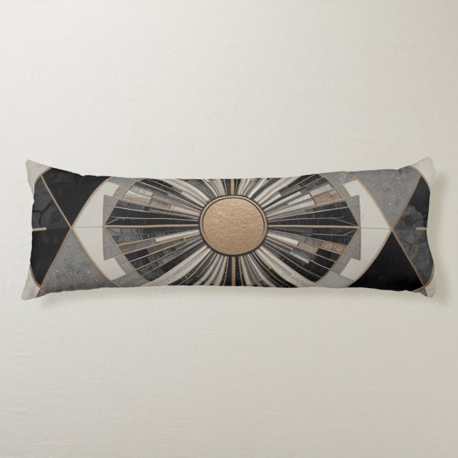 Deco Circle Body Pillow (Front)