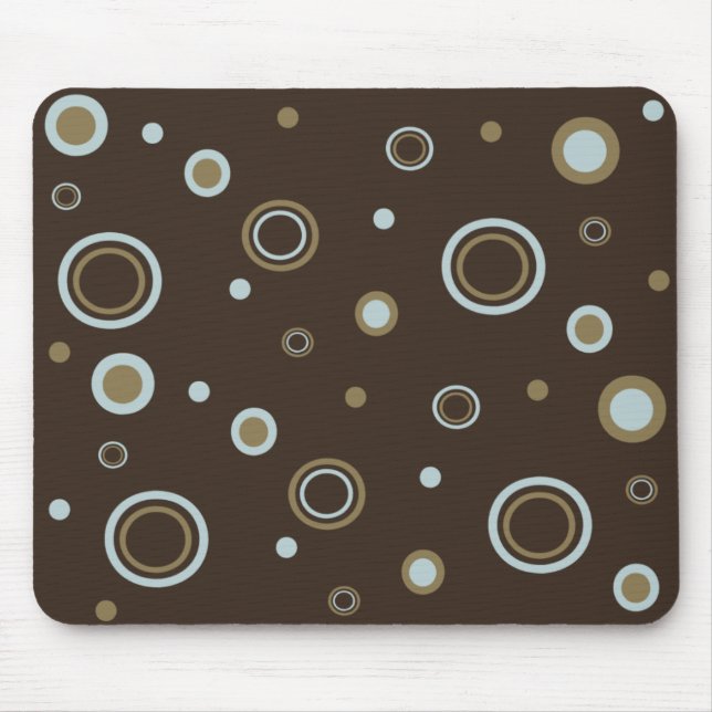 Deco Circles Mouse Pad (Front)