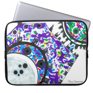 "Deco Cogs" 13" laptop sleeve