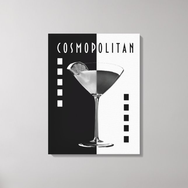 Deco Cosmo Canvas Print (Front)