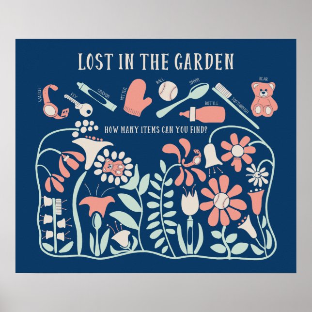 Déco de nurserie Recherche et Trouvez Image Cachée (Devant)