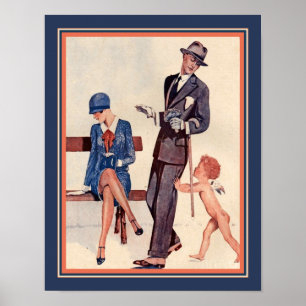 Déco des années 1920 cupide & duple
