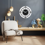 Deco Design Wall Clock<br><div class="desc">Round (Large) Featured in two sizes, this wall clock is vibrantly printed with AcryliPrint®HD process to ensure the highest quality display of any content. Order this deco style round wall clock for your walls or give to friends and family as a gift for a timeless treasure. 2 sizes: 8" diameter...</div>