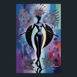 Deco Dreaming - Ken Gauge Art Poster<br><div class="desc">Deco Dreaming.  2024,  Ken Gauge.  Digital art: pop surrealism.</div>