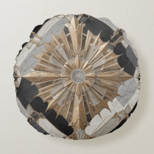 Deco Elegance Round Pillow