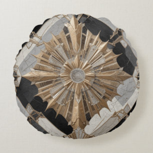 Deco Elegance Round Pillow