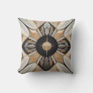 Deco Elegance Throw Pillow