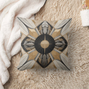 Deco Elegance Throw Pillow