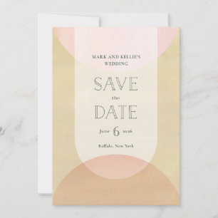 Deco-inspired Save the Date
