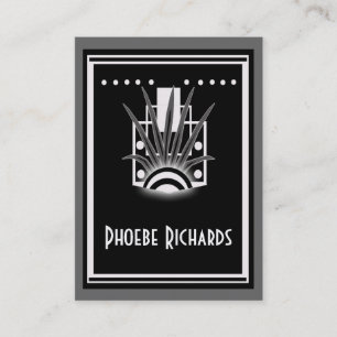 deco leaf business card