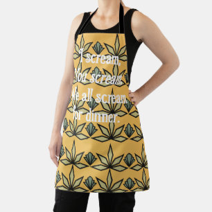 Deco Leaves Apron