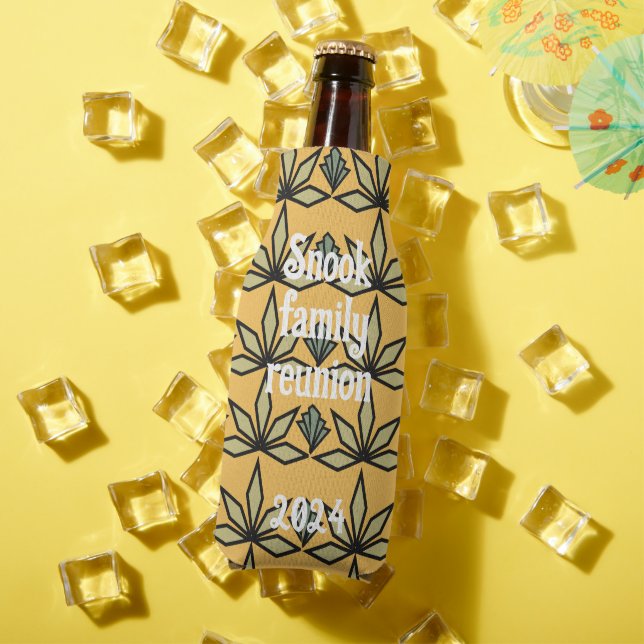 Deco Leaves  Bottle Cooler (In Situ Summer)