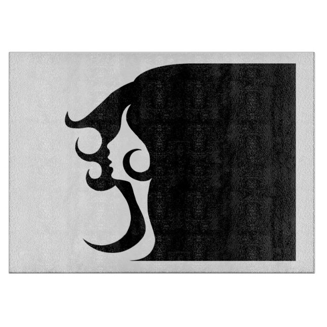 Deco Mod Woman Cutting Board (Front)