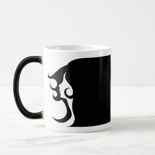 Deco Mod Woman Magic Mug (Left)