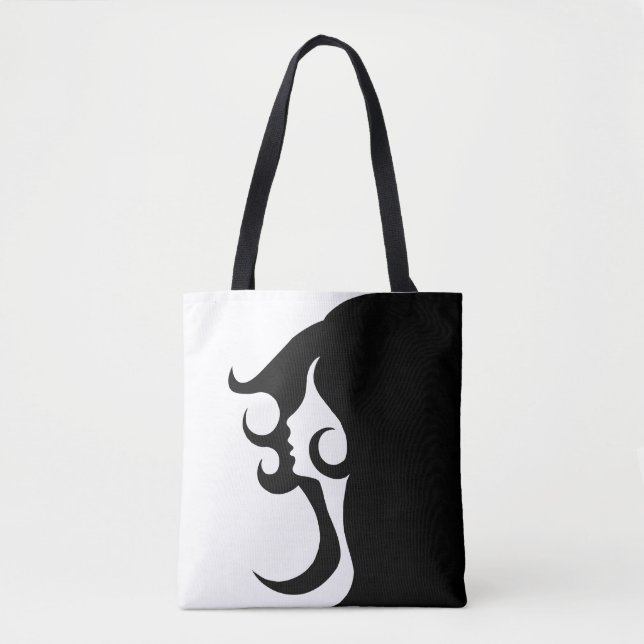 Deco Mod Woman Tote Bag (Front)