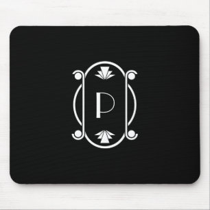 Deco Monogrammed Mouse Pad