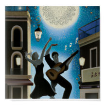 Déco numérique vintage bleu et blanc