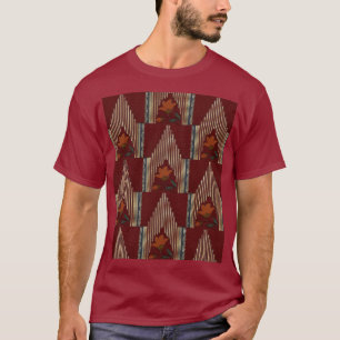 Deco Pattern With Flower And Spire T-Shirt