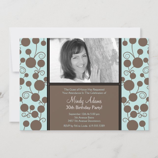 Deco Photo Invitation (Front)