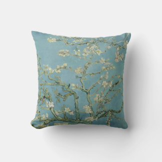 Deco pillows: Van Gogh's almond flowers Throw Pillow