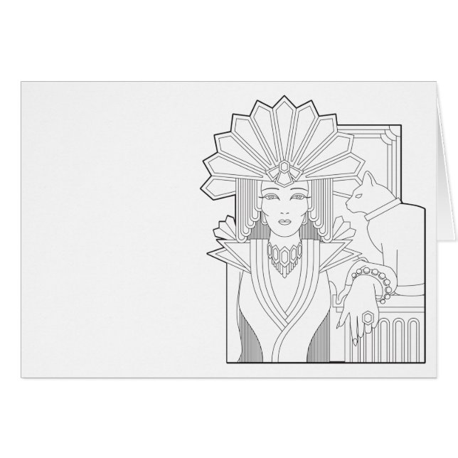 Deco Priestess (Front Horizontal)