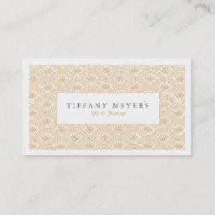 Deco Seigaiha Business Cards