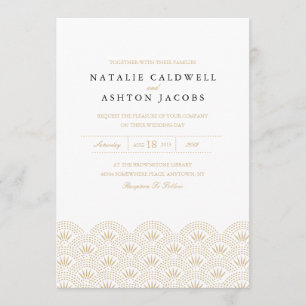 Deco Seigaiha Faire-part de mariage