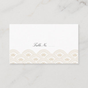 Deco Seigaiha Guest Escort Cards