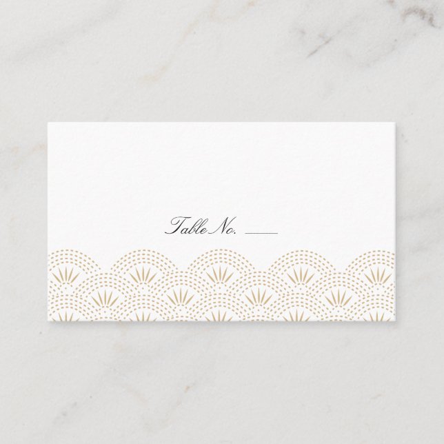 Deco Seigaiha Guest Escort Cartes (Devant)