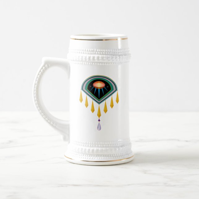 Deco Space Egg Stein (Left)