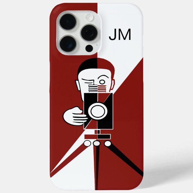 Deco style  photographer and camera Case-Mate iPhone case (Back)