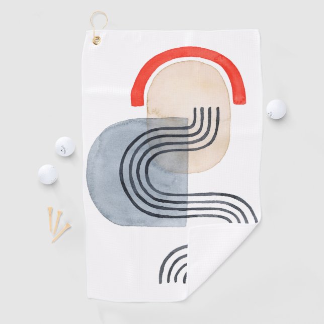 Deco Sunrise IV Golf Towel (InSitu)