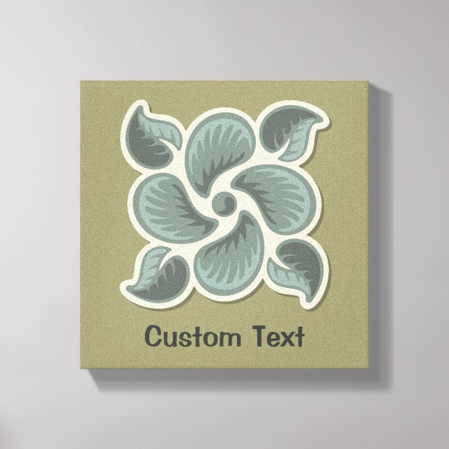Deco tile 2 canvas print (Front)