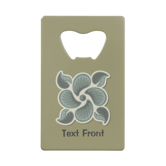 Deco tile 2 credit card bottle opener (Front)