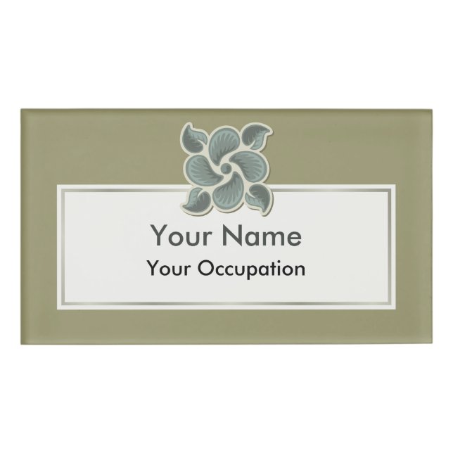 Deco tile 2 name tag (Front)