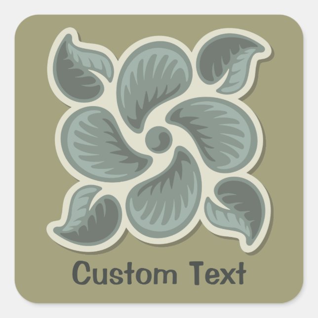 Deco tile 2 square sticker (Front)
