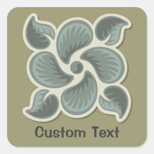 Deco tile 2 square sticker