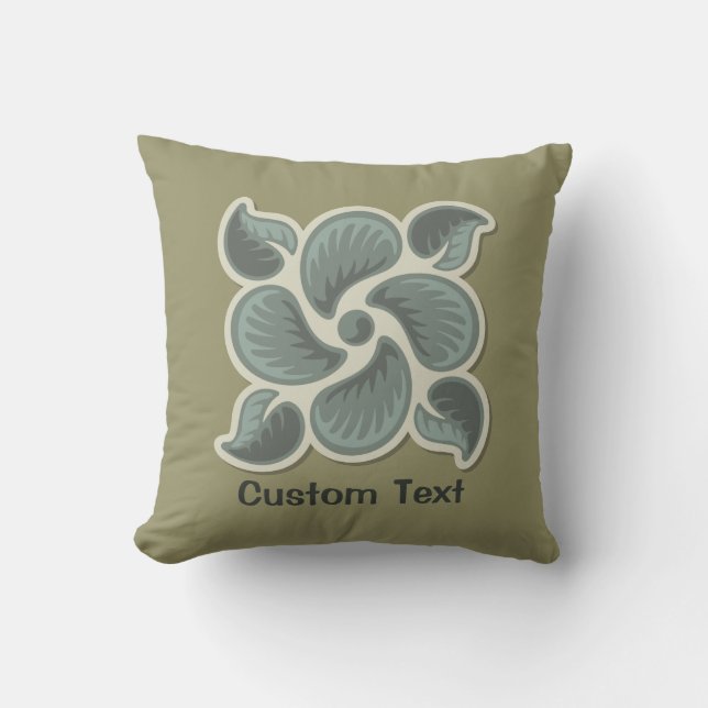 Deco tile 2 throw pillow (Front)